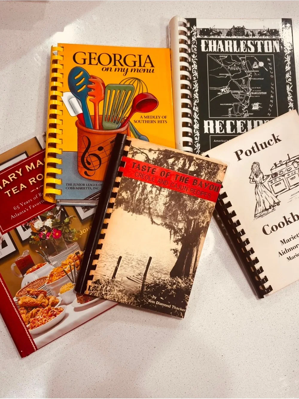 I’m Southern Cookbook Books Charleston Receipts Georgia Mary Mac’s Cajun Recipes